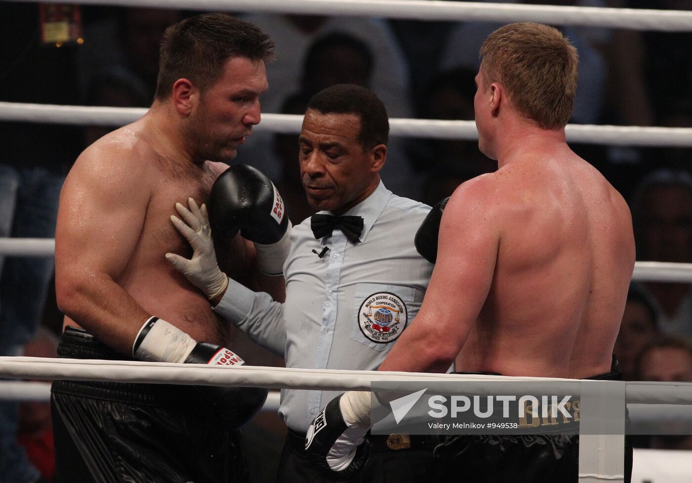 Boxing. WBA title fight Alexander Povetkin and Ruslan Chagaev