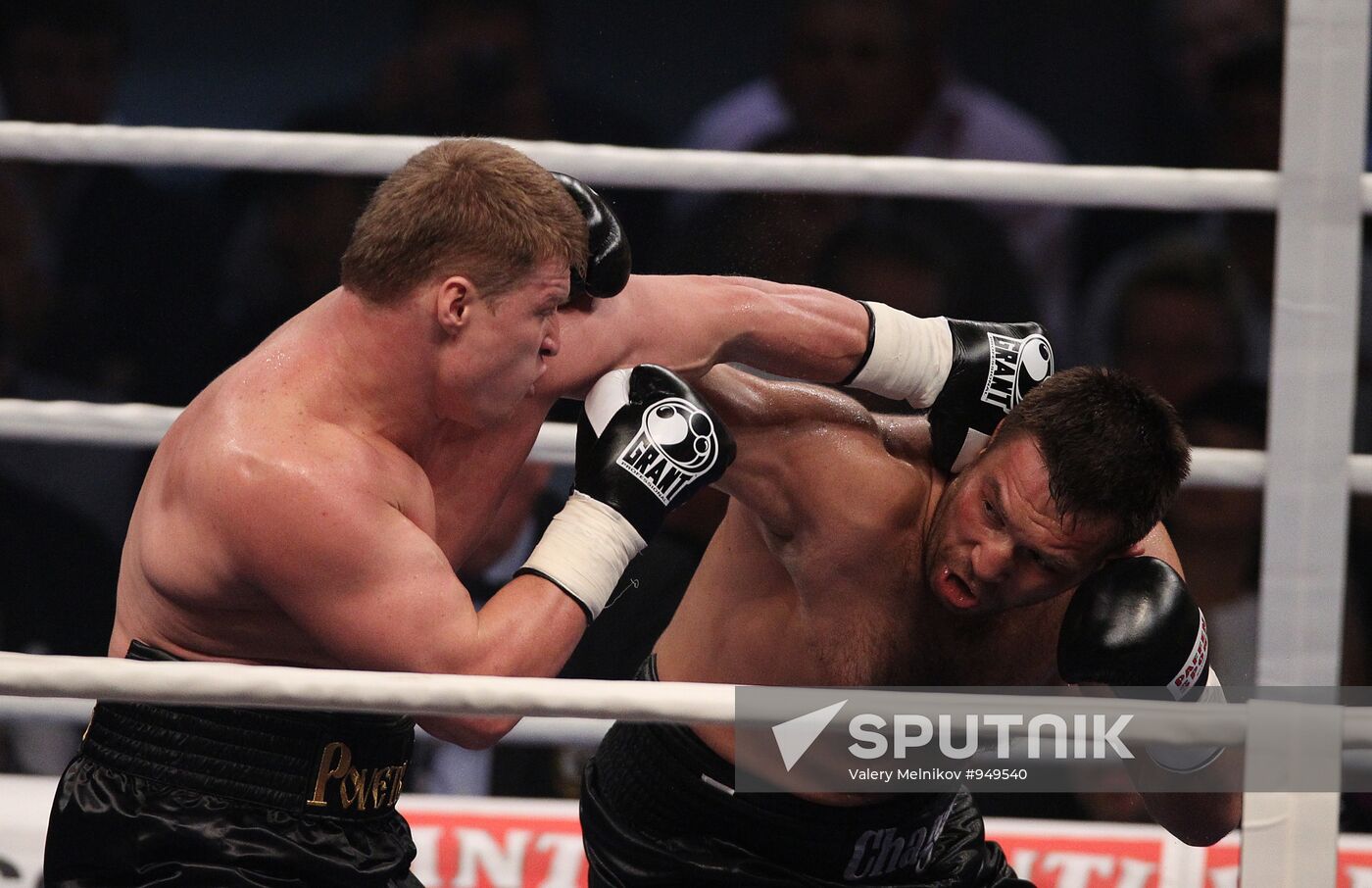Boxing. WBA title fight Alexander Povetkin and Ruslan Chagaev