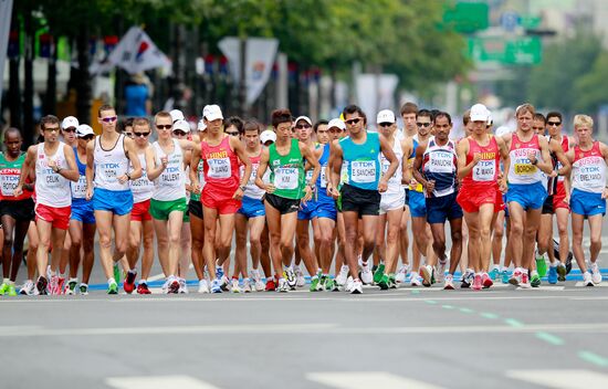 2011 IAAF World Championships in Athletics. Day two