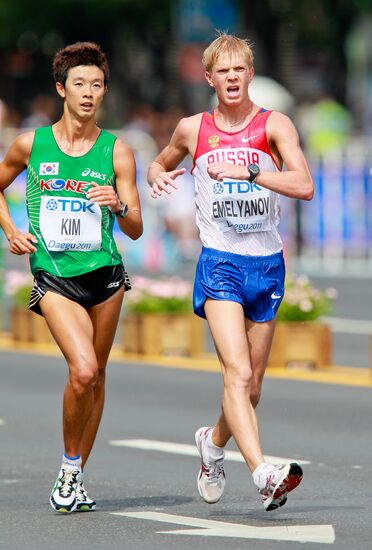 2011 IAAF World Championships in Athletics. Day two