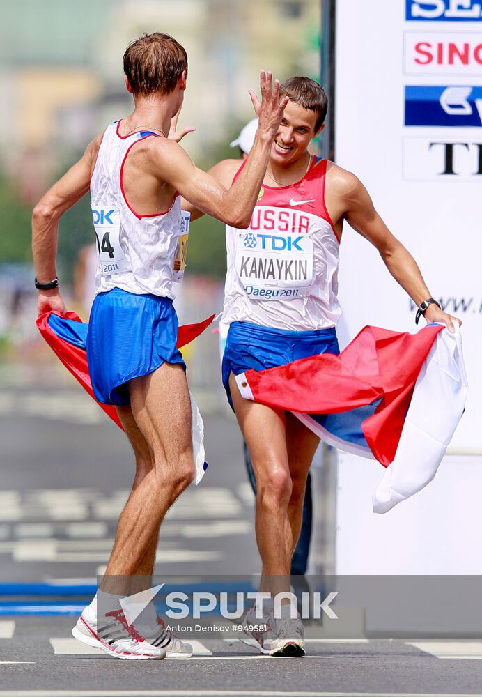 2011 IAAF World Championships in Athletics. Day two