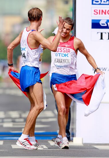 2011 IAAF World Championships in Athletics. Day two