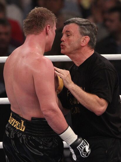 WBA title fight between Alexander Povetkin and Ruslan Chagaev