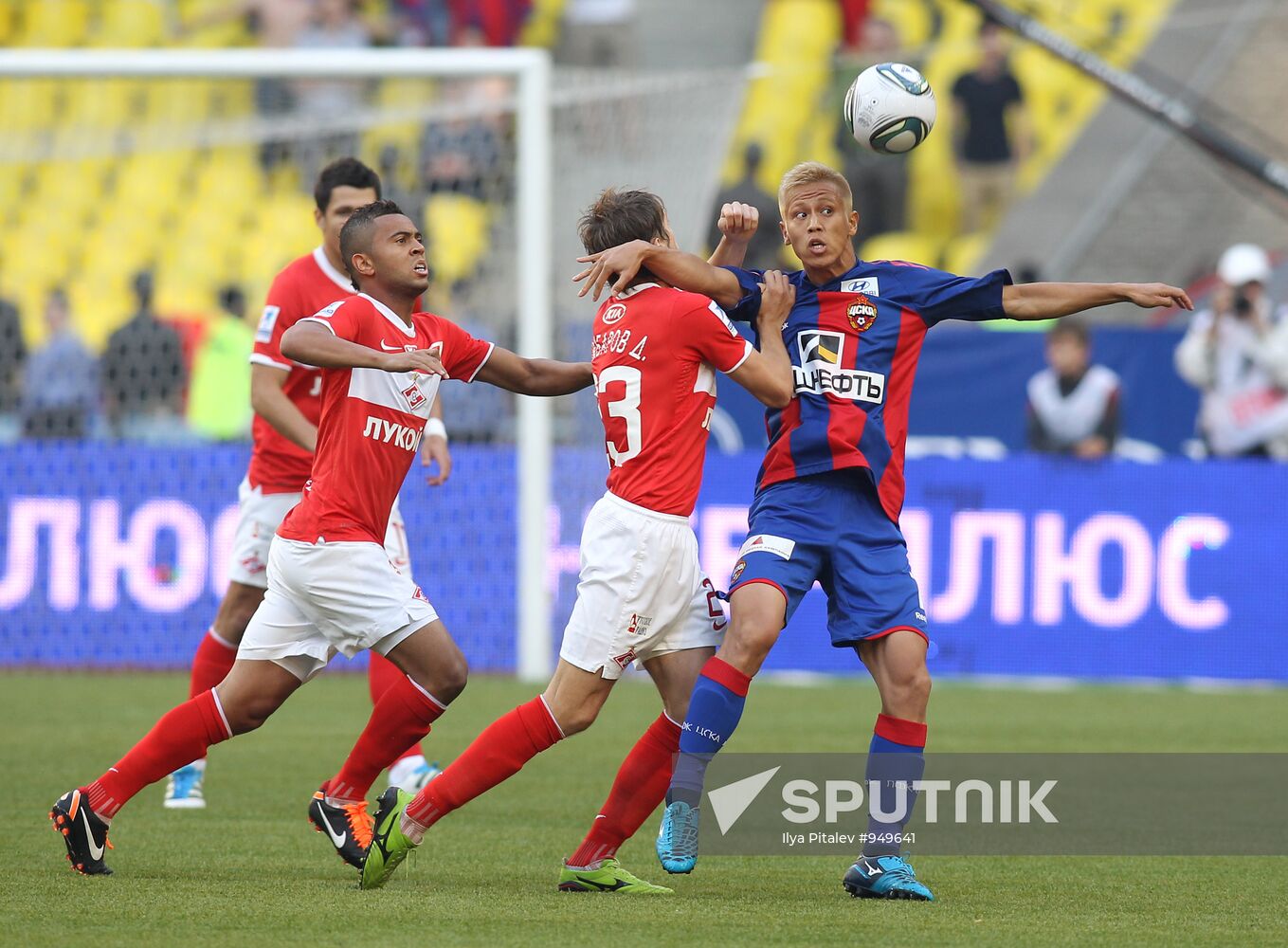 Russian Football Premier League. Spartak Moscow vs. CSKA