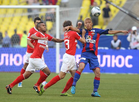 Russian Football Premier League. Spartak Moscow vs. CSKA