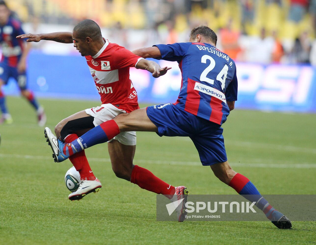 Russian Football Premier League. Spartak Moscow vs. CSKA