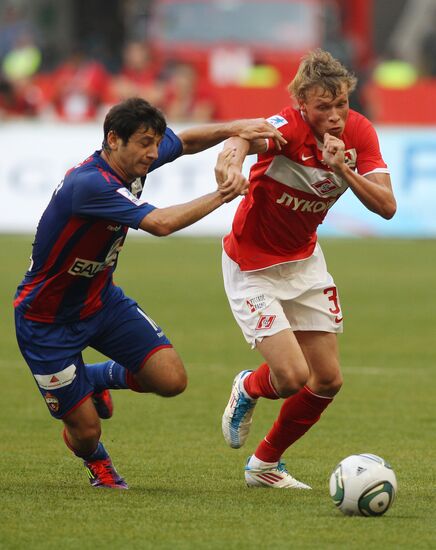 Russian Football Premier League. Spartak Moscow vs. CSKA