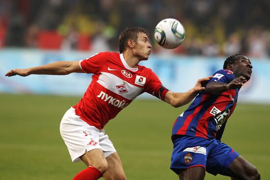 Russian Football Premier League. Spartak Moscow vs. CSKA