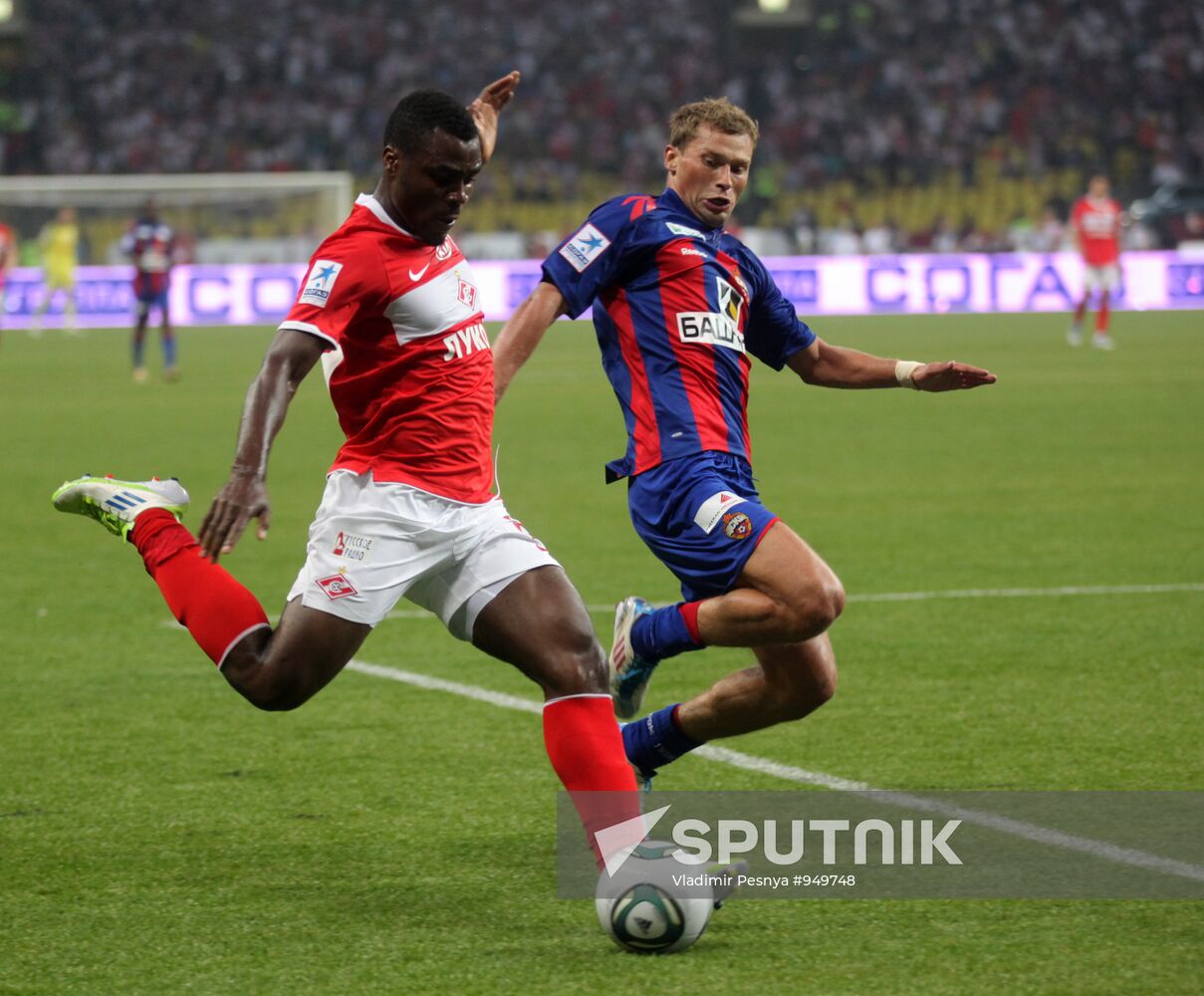 Russian Football Premier League. Spartak Moscow vs. CSKA