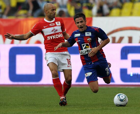 Russian Football Premier League. Spartak Moscow vs. CSKA
