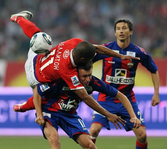 Russian Football Premier League. Spartak Moscow vs. CSKA