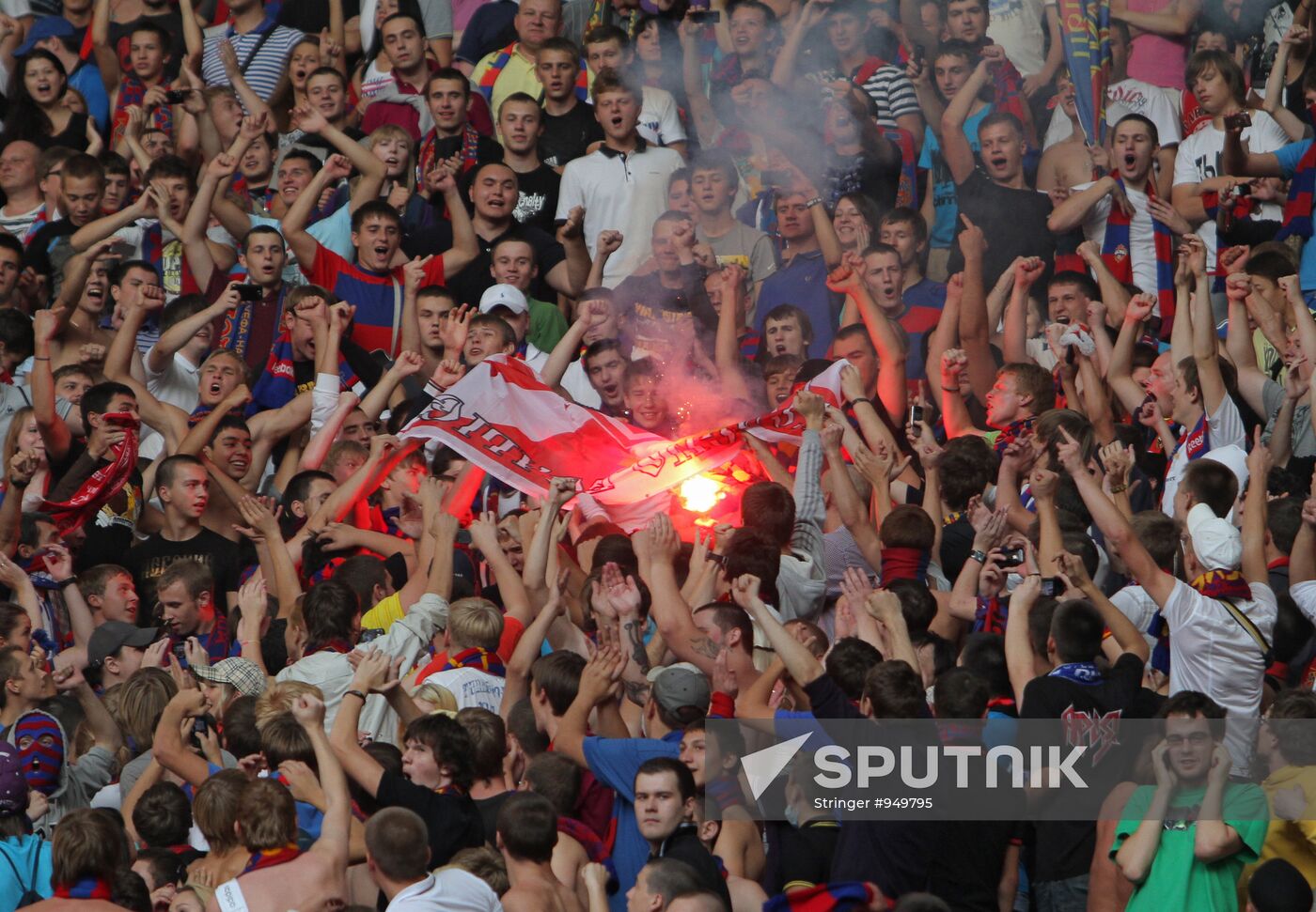 Football Premier League. Match "Spartak" (Moscow) - CSKA (Moscow