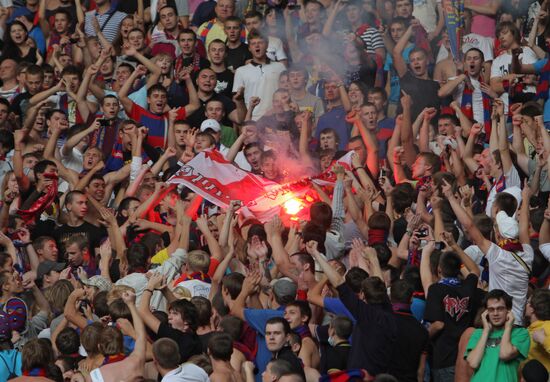 Football Premier League. Match "Spartak" (Moscow) - CSKA (Moscow