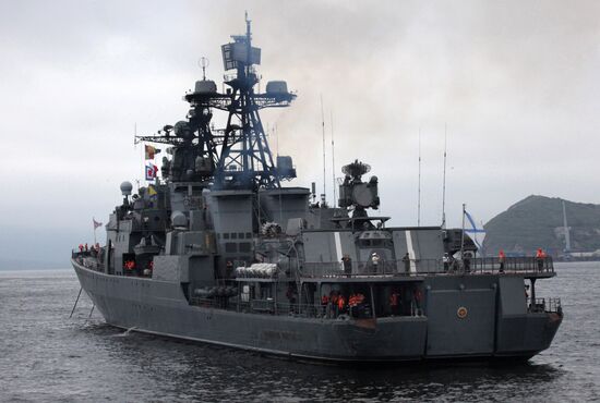 Unit of warships leave Vladivostok for Gulf of Aden