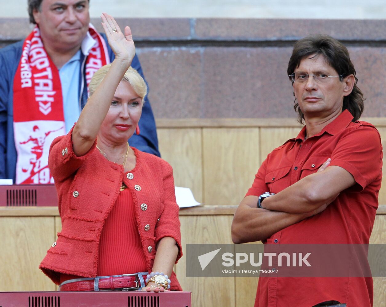Leonid Fedun with his wife Marina