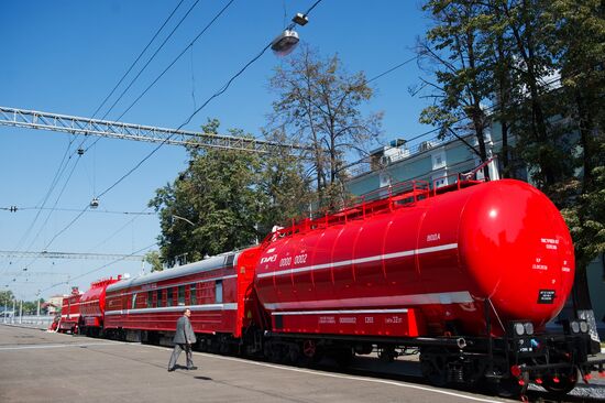 Russian Railways launches new fire train