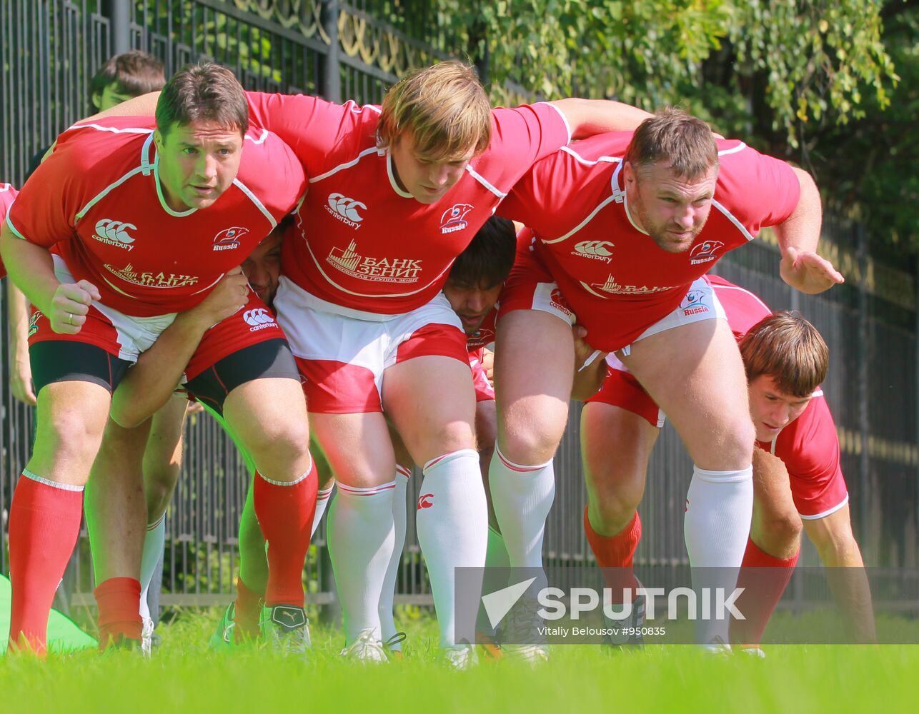 Training for national rugby team of Russia