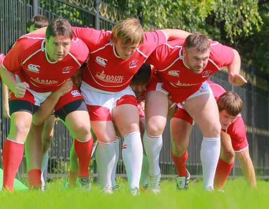 Training for national rugby team of Russia