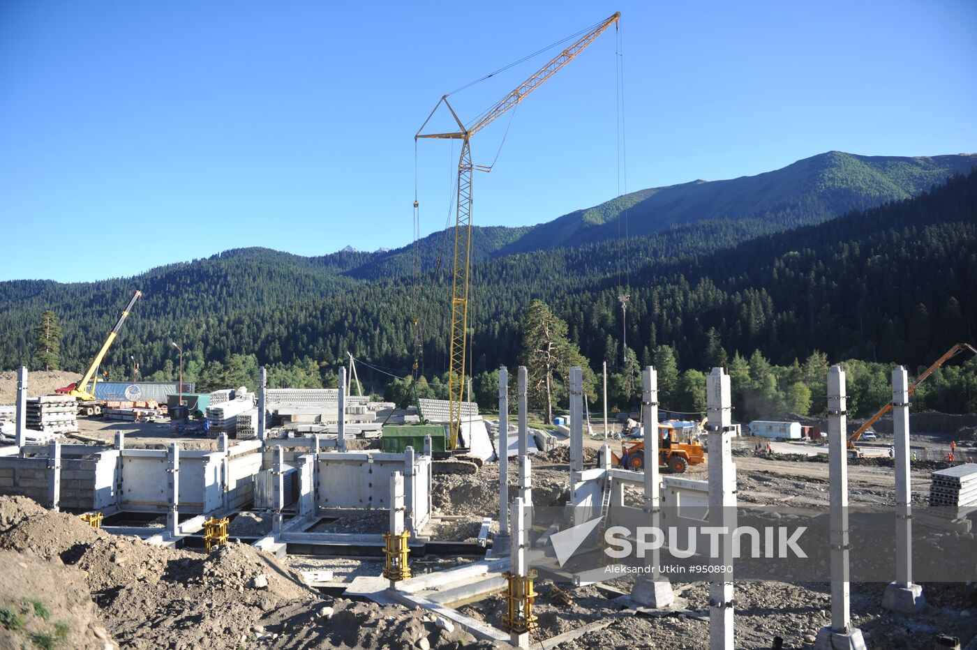 Construction of a tourist complex near Arkhyz