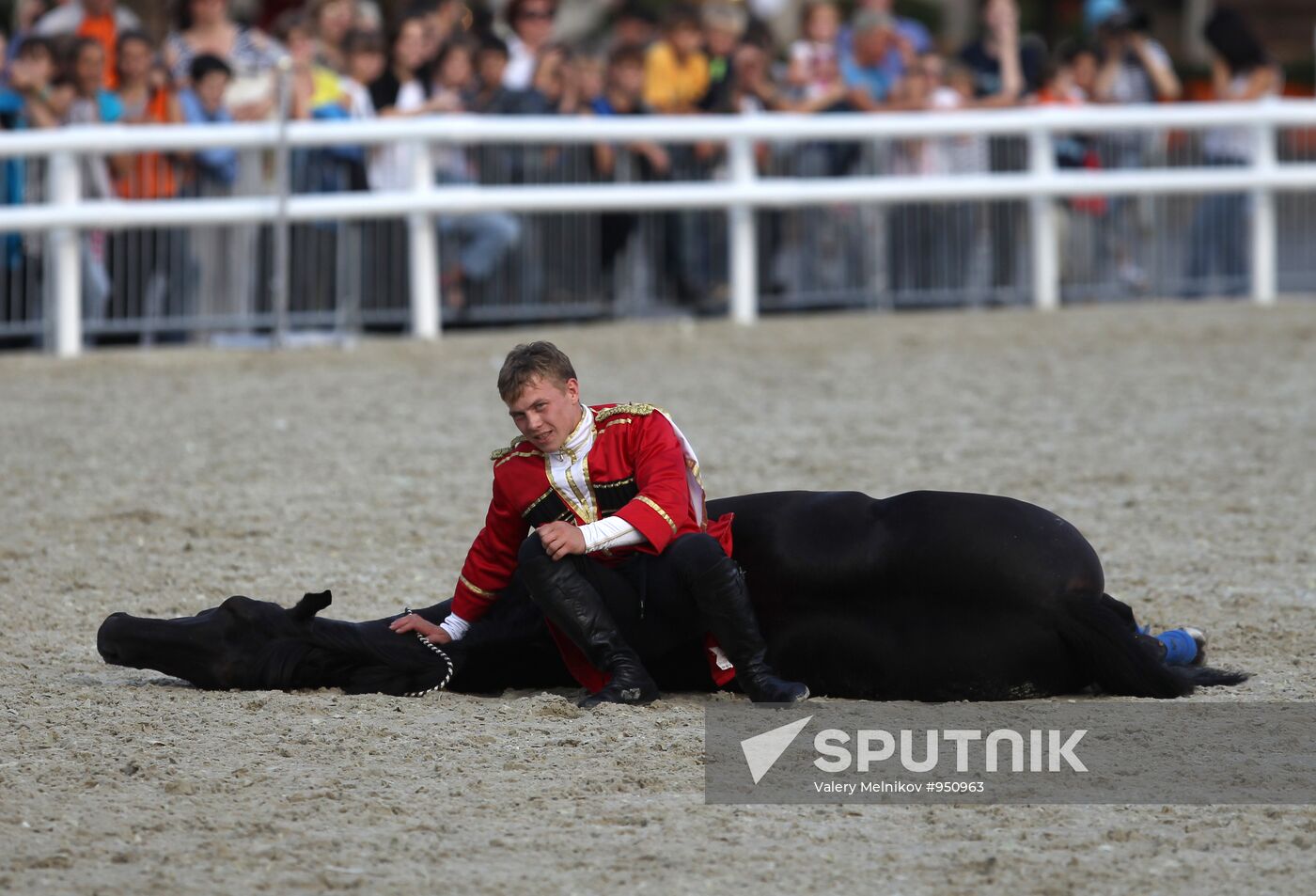 Preparing for Spasskaya Tower Festival
