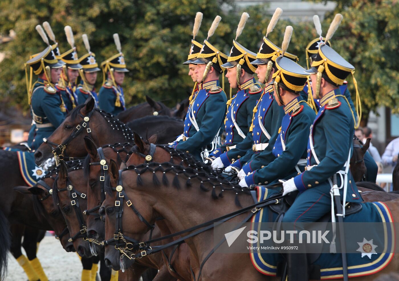 Preparing for Spasskaya Tower Festival