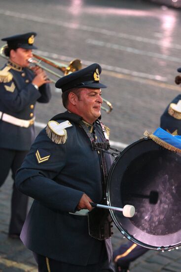Full rehearsal of Spasskaya Tower 2011 Festival