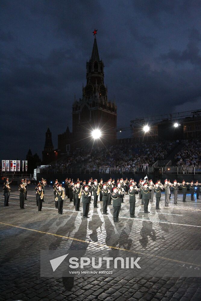 Full rehearsal of Spasskaya Tower 2011 Festival