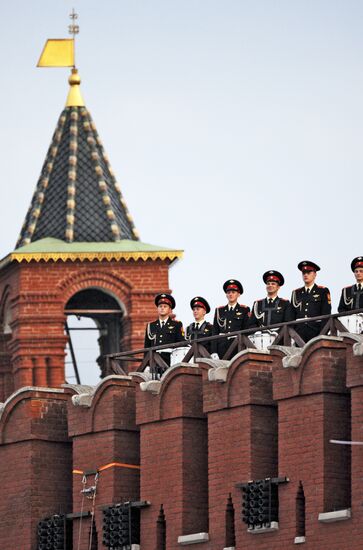 Full rehearsal of Spasskaya Tower 2011 Festival