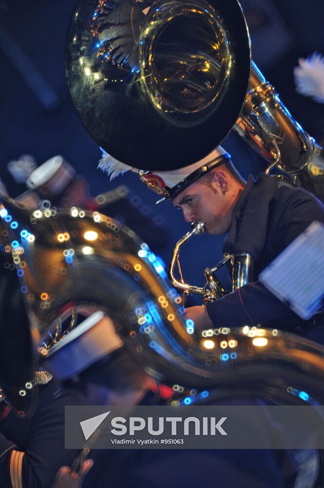 Full rehearsal of Spasskaya Tower 2011 Festival