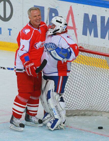 Hockey game as part of "From a Pure Heart"