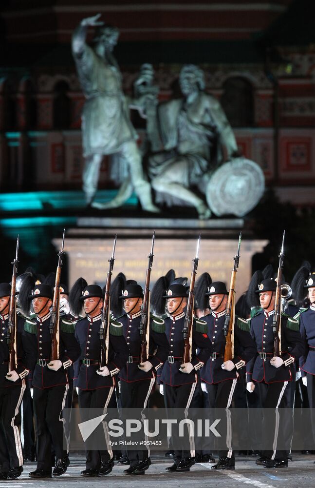 Opening ceremony of "Spasskaya Tower 2011" festival