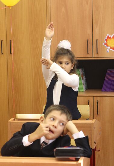 Russian schools on Knowledge Day