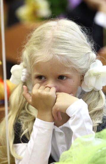 Russian schools on Knowledge Day