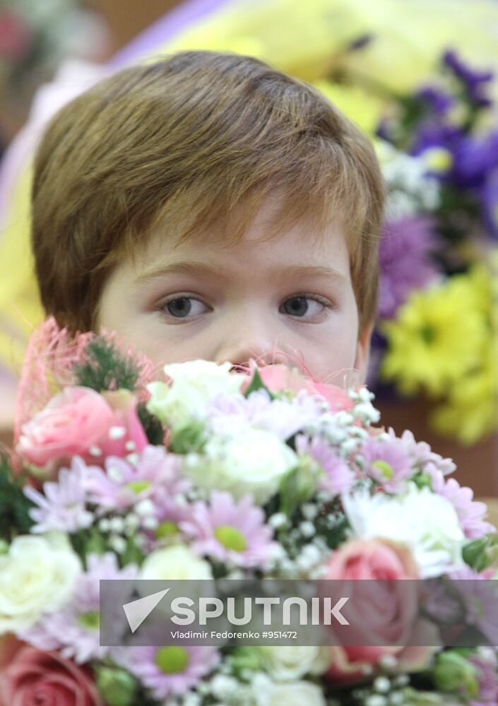 Russian schools on Knowledge Day