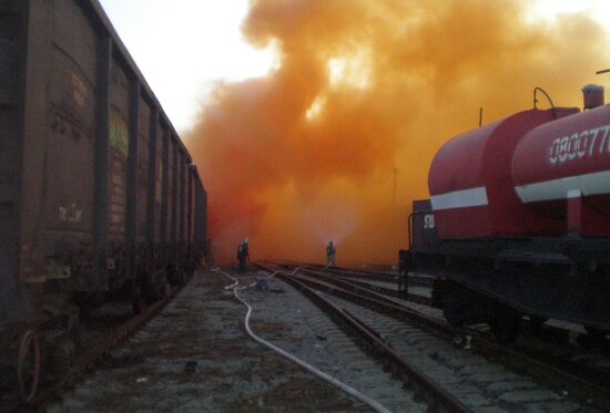 Bromine spill at Chelyabinsk railway station