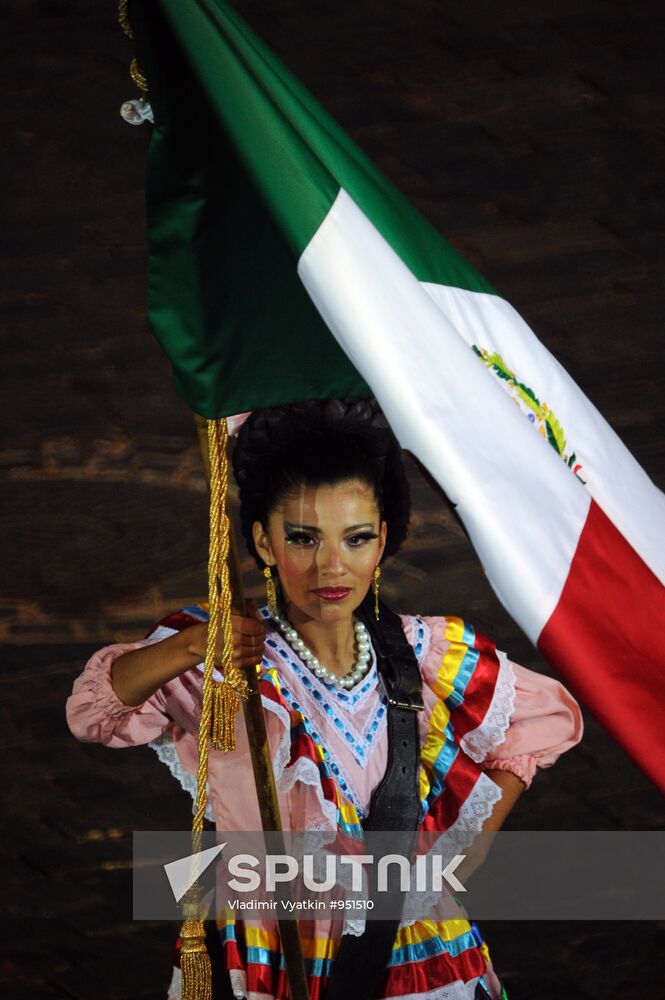 Opening ceremony of "Spassky Tower 2011" festival in Moscow