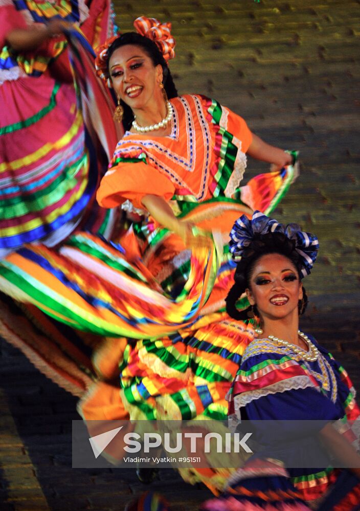 Opening ceremony of "Spassky Tower 2011" festival in Moscow