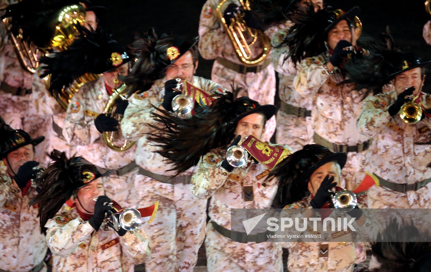 Opening ceremony of "Spassky Tower 2011" festival in Moscow
