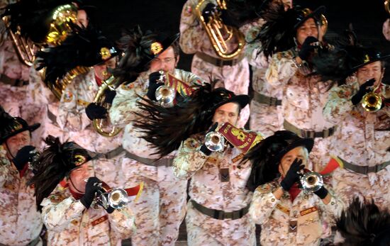 Opening ceremony of "Spassky Tower 2011" festival in Moscow