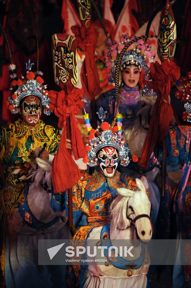 Opening ceremony of "Spassky Tower 2011" festival in Moscow