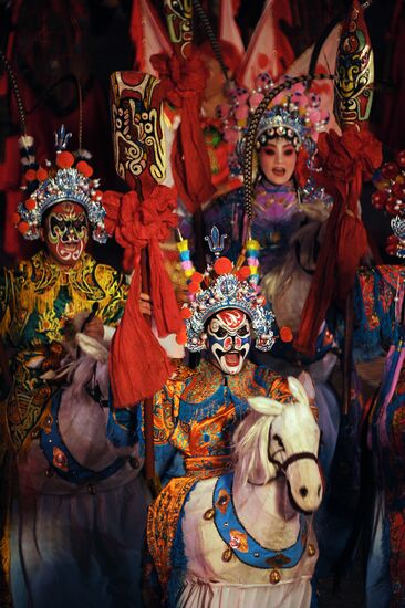 Opening ceremony of "Spassky Tower 2011" festival in Moscow