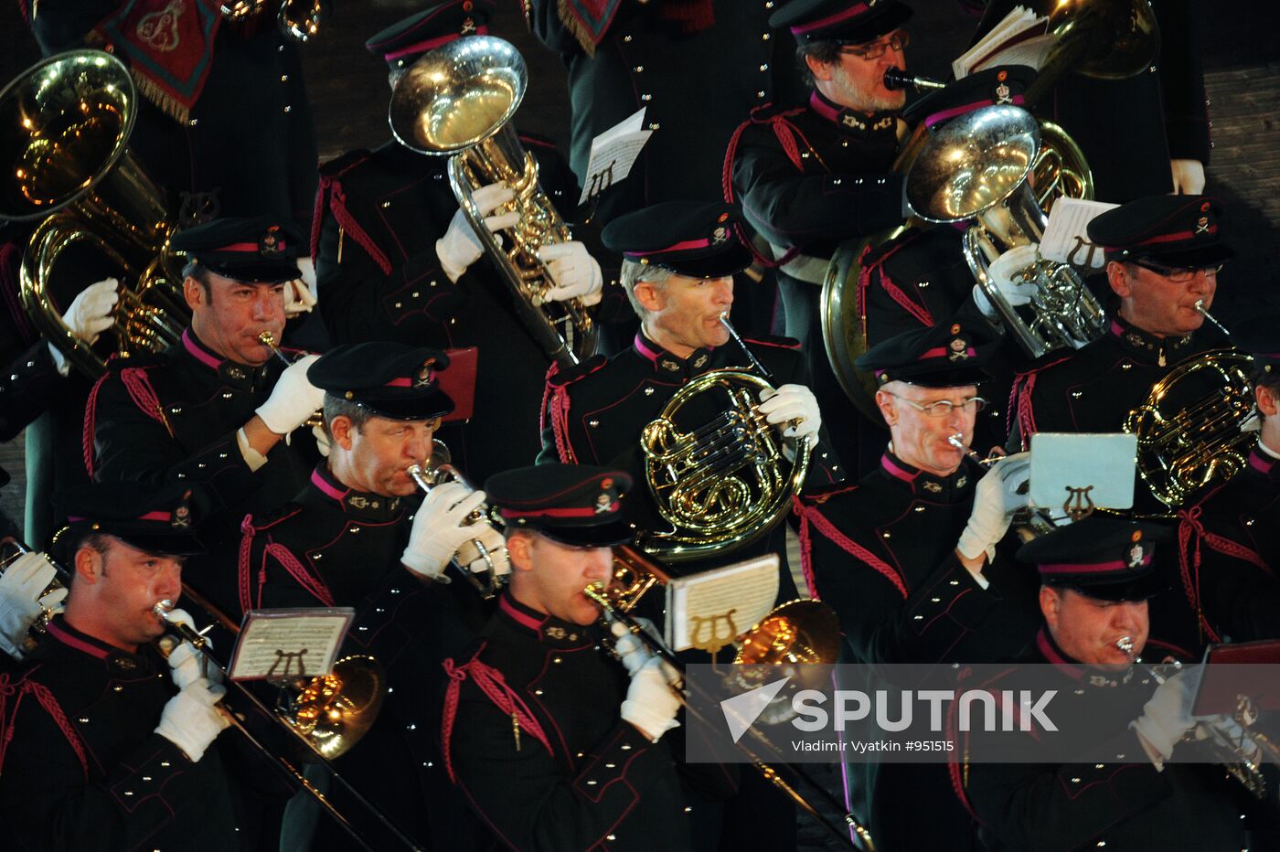 Opening ceremony of "Spassky Tower 2011" festival in Moscow