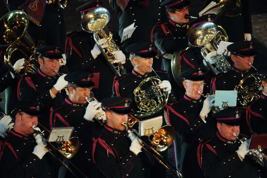 Opening ceremony of "Spassky Tower 2011" festival in Moscow