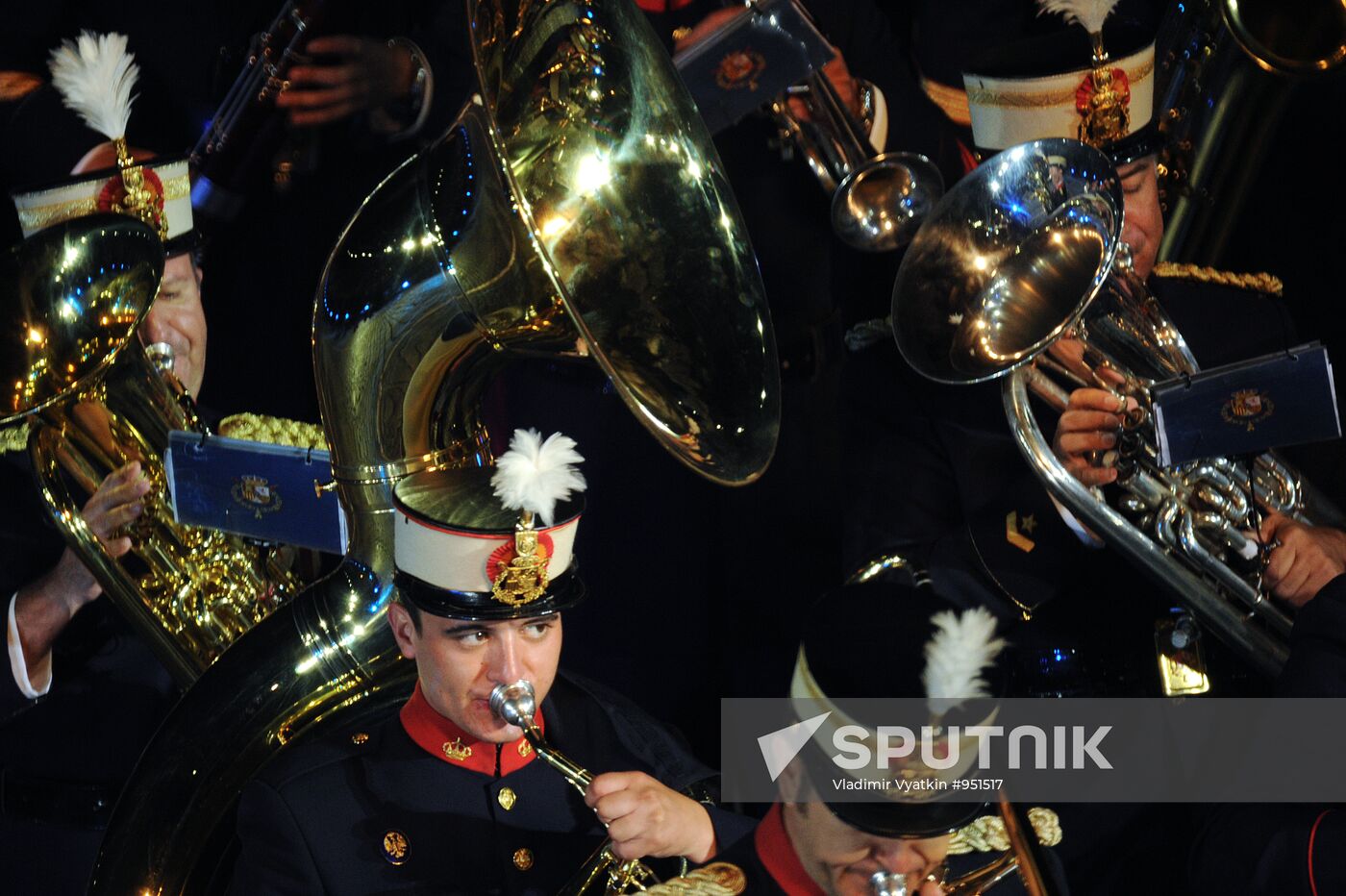 Opening ceremony of "Spassky Tower 2011" festival in Moscow