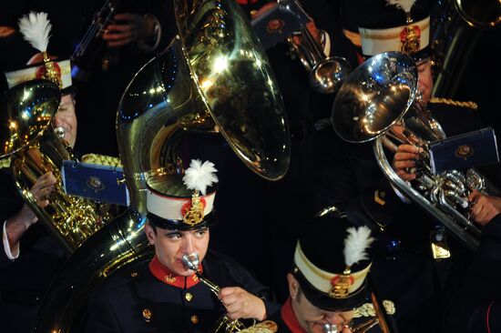Opening ceremony of "Spassky Tower 2011" festival in Moscow