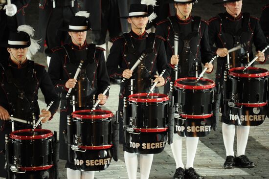 Opening ceremony of "Spassky Tower 2011" festival in Moscow