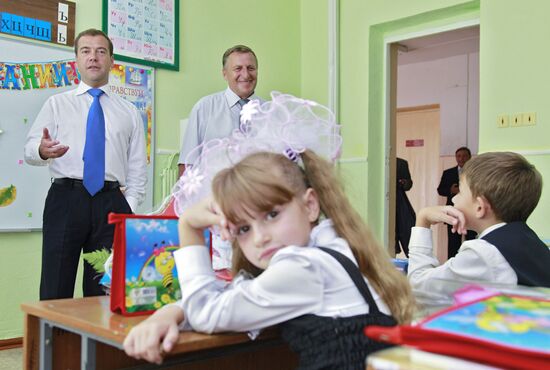 D. Medvedev's working visit to North Caucasus Federal District