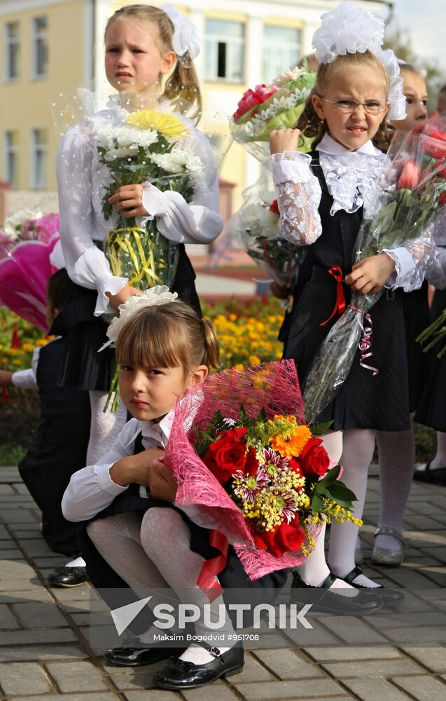 Knowledge Day at Russian schools