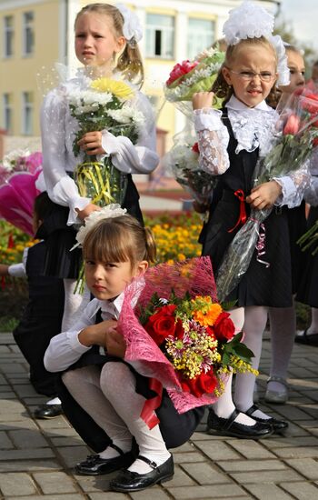 Knowledge Day at Russian schools