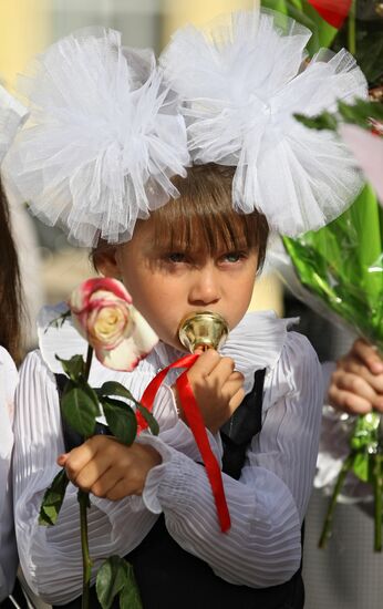 Knowledge Day at Russian schools